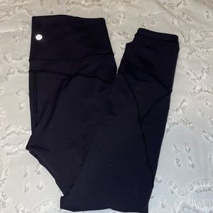 Black lululemon leggings size 6